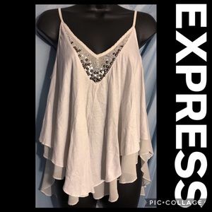 Express Layered Sequin Tank